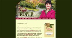 Desktop Screenshot of gayleroper.com